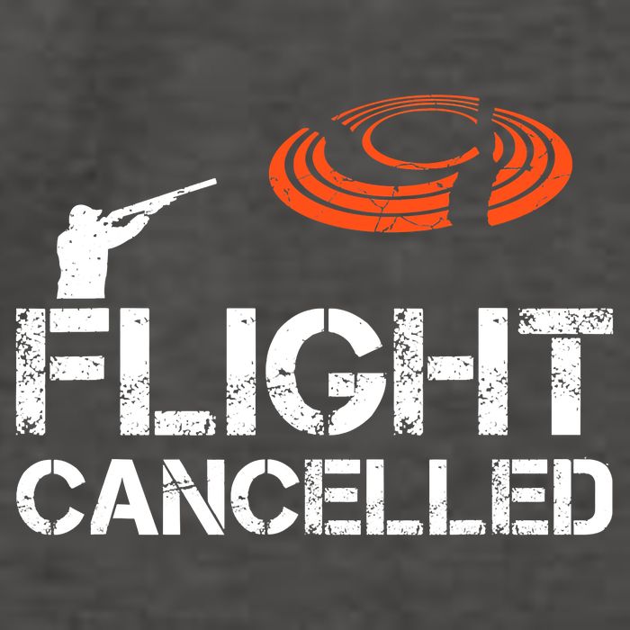 Flight Cancelled Clay Shooting Skeet Trap Shooting Vector Backpack