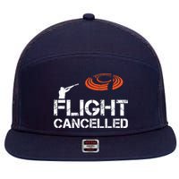 Flight Cancelled Clay Shooting Skeet Trap Shooting 7 Panel Mesh Trucker Snapback Hat