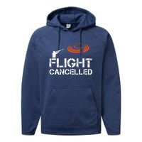 Flight Cancelled Clay Shooting Skeet Trap Shooting Performance Fleece Hoodie