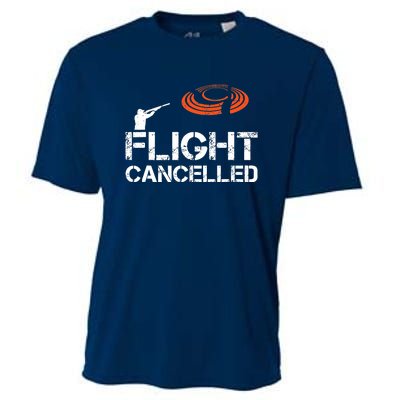 Flight Cancelled Clay Shooting Skeet Trap Shooting Cooling Performance Crew T-Shirt