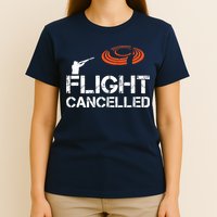 Flight Cancelled Clay Shooting Skeet Trap Shooting T-Shirt