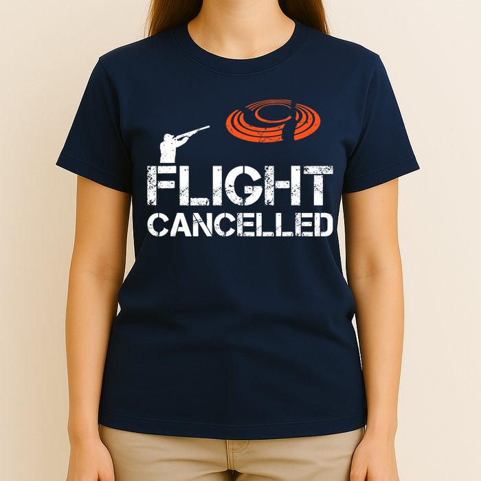 Flight Cancelled Clay Shooting Skeet Trap Shooting T-Shirt