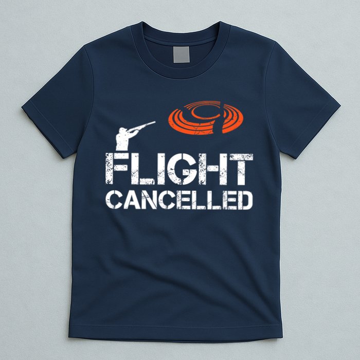 Flight Cancelled Clay Shooting Skeet Trap Shooting T-Shirt