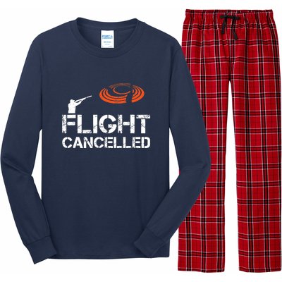 Flight Cancelled Clay Shooting Skeet Trap Shooting Long Sleeve Pajama Set