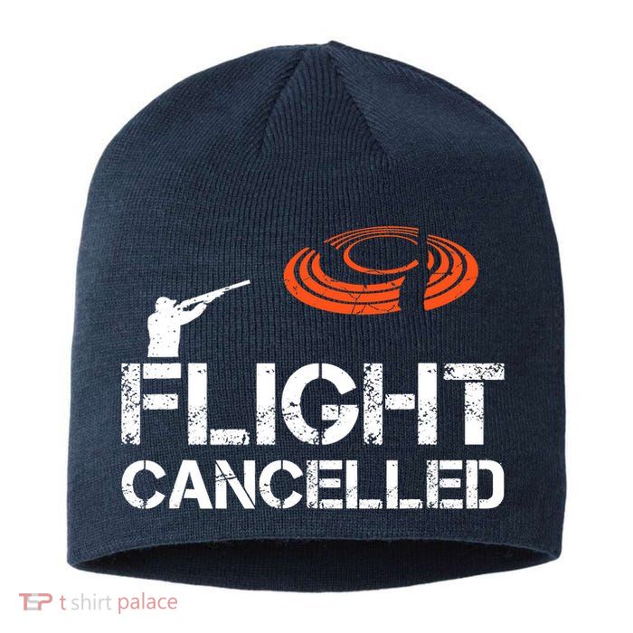 Flight Cancelled Clay Shooting Skeet Trap Shooting Sustainable Beanie