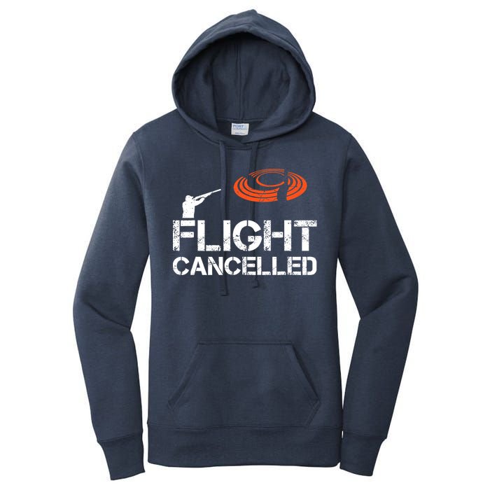 Flight Cancelled Clay Shooting Skeet Trap Shooting Women's Pullover Hoodie