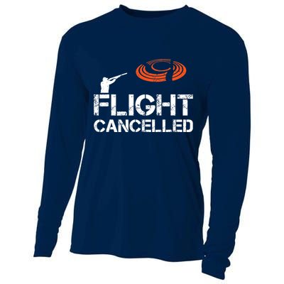Flight Cancelled Clay Shooting Skeet Trap Shooting Cooling Performance Long Sleeve Crew