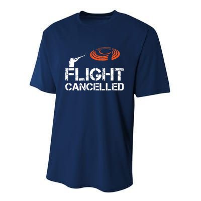 Flight Cancelled Clay Shooting Skeet Trap Shooting Performance Sprint T-Shirt