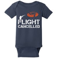 Flight Cancelled Clay Shooting Skeet Trap Shooting Baby Bodysuit