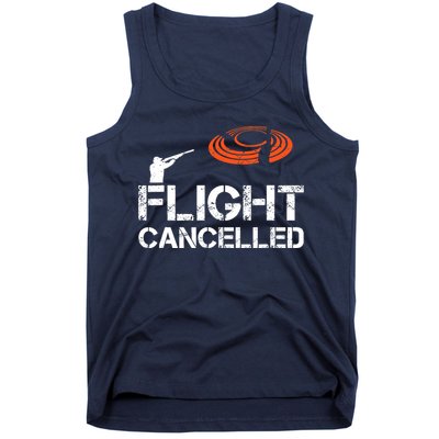 Flight Cancelled Clay Shooting Skeet Trap Shooting Tank Top
