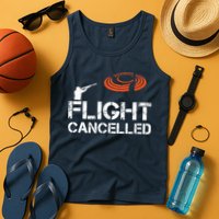 Flight Cancelled Clay Shooting Skeet Trap Shooting Tank Top