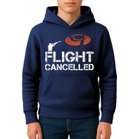 Flight Cancelled Clay Shooting Skeet Trap Shooting Kids Hoodie
