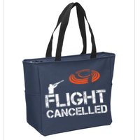 Flight Cancelled Clay Shooting Skeet Trap Shooting Zip Tote Bag