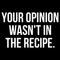 Funny Chef Cook Gift Your Opinion Wasnt In The Recipe Gift Impact Tech Backpack