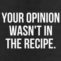 Funny Chef Cook Gift Your Opinion Wasnt In The Recipe Gift 11oz C Handle Ceramic Mug