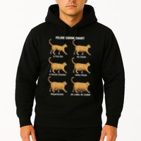 Feline Chonk Cat Chart Funny Cat Meme Oh Lawd He Comin Hoodie