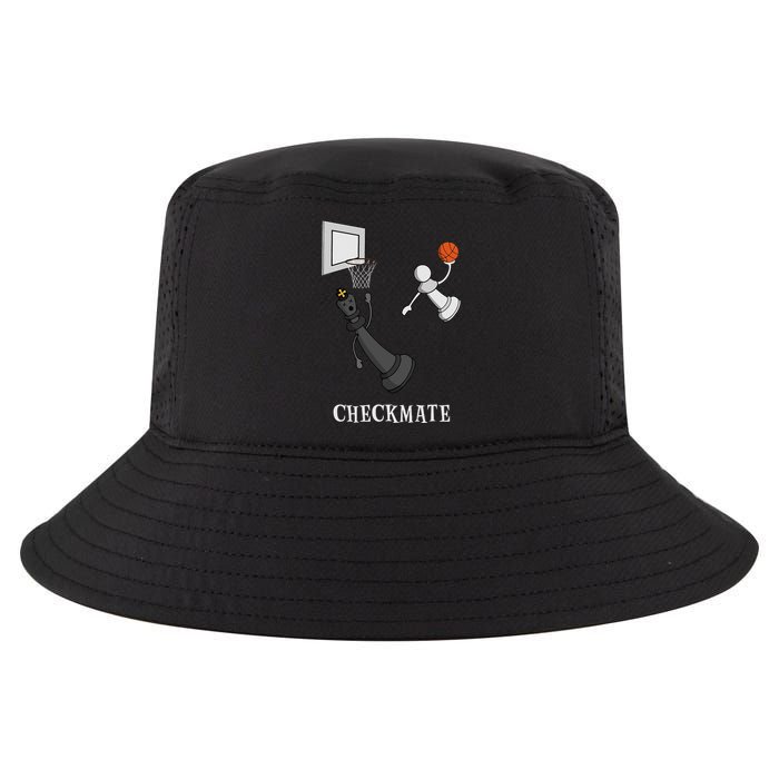 Funny Checkmate Chess Basketball Game Board King Pawn Piece Cool Comfort Performance Bucket Hat