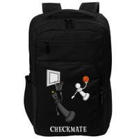 Funny Checkmate Chess Basketball Game Board King Pawn Piece Impact Tech Backpack