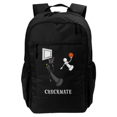 Funny Checkmate Chess Basketball Game Board King Pawn Piece Daily Commute Backpack