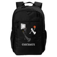 Funny Checkmate Chess Basketball Game Board King Pawn Piece Backpack