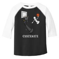 Funny Checkmate Chess Basketball Game Board King Pawn Piece Toddler Fine Jersey T-Shirt