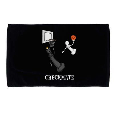 Funny Checkmate Chess Basketball Game Board King Pawn Piece Microfiber Hand Towel