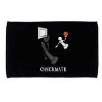 Funny Checkmate Chess Basketball Game Board King Pawn Piece Microfiber Hand Towel