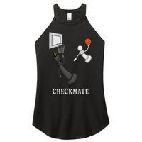 Funny Checkmate Chess Basketball Game Board King Pawn Piece Women's Perfect Tri Rocker Tank