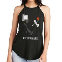 Funny Checkmate Chess Basketball Game Board King Pawn Piece Women's Perfect Tri Rocker Tank