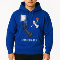 Funny Checkmate Chess Basketball Game Board King Pawn Piece Hoodie