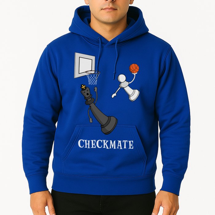 Funny Checkmate Chess Basketball Game Board King Pawn Piece Hoodie