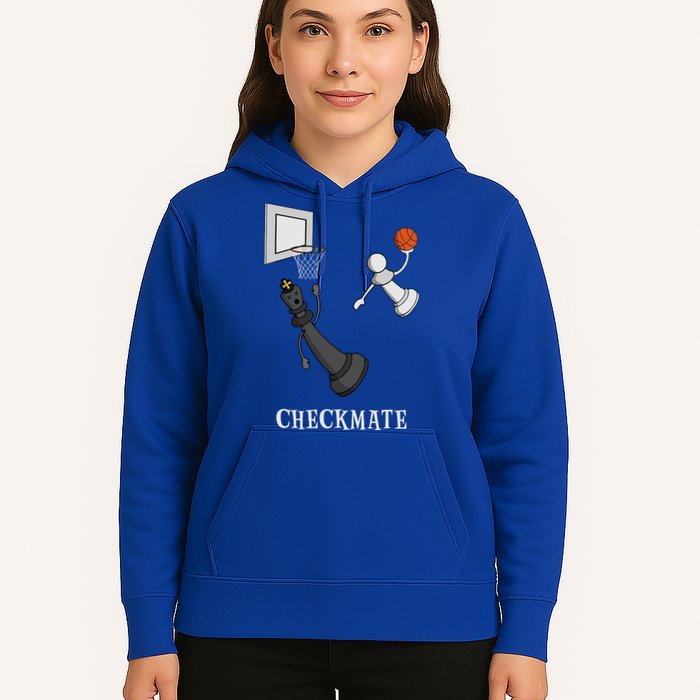 Funny Checkmate Chess Basketball Game Board King Pawn Piece Hoodie