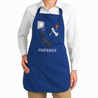 Funny Checkmate Chess Basketball Game Board King Pawn Piece Apron