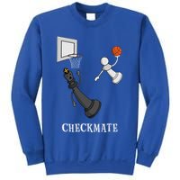 Funny Checkmate Chess Basketball Game Board King Pawn Piece Sweatshirt