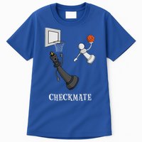 Funny Checkmate Chess Basketball Game Board King Pawn Piece Tall T-Shirt