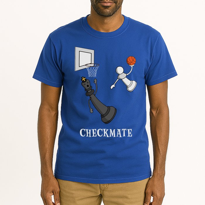 Funny Checkmate Chess Basketball Game Board King Pawn Piece Tall T-Shirt