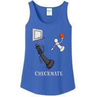 Funny Checkmate Chess Basketball Game Board King Pawn Piece Ladies Essential Tank