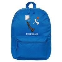 Funny Checkmate Chess Basketball Game Board King Pawn Piece 16 in Basic Backpack