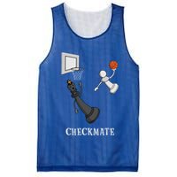 Funny Checkmate Chess Basketball Game Board King Pawn Piece Mesh Reversible Basketball Jersey Tank