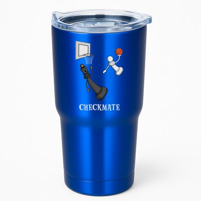 Funny Checkmate Chess Basketball Game Board King Pawn Piece Tumbler