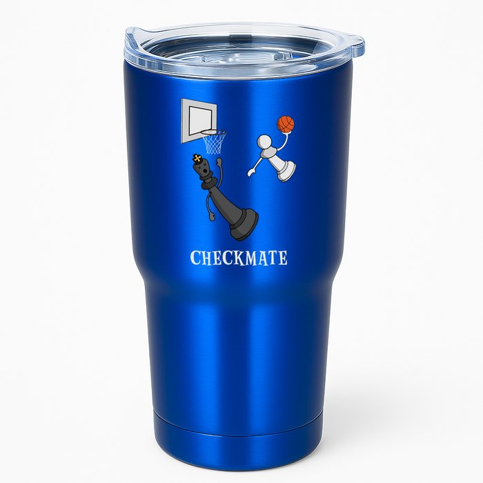 Funny Checkmate Chess Basketball Game Board King Pawn Piece Tumbler