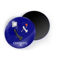 Funny Checkmate Chess Basketball Game Board King Pawn Piece Magnet