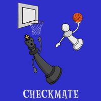 Funny Checkmate Chess Basketball Game Board King Pawn Piece Premium T-Shirt