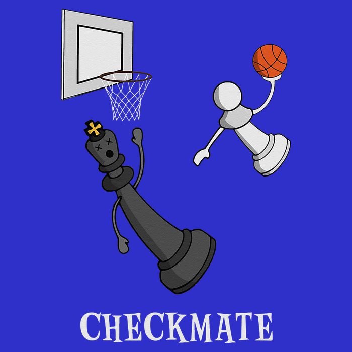 Funny Checkmate Chess Basketball Game Board King Pawn Piece Baby Bodysuit
