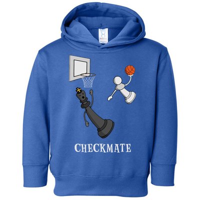 Funny Checkmate Chess Basketball Game Board King Pawn Piece Toddler Hoodie