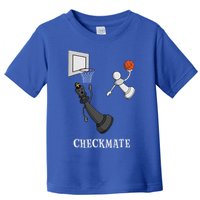Funny Checkmate Chess Basketball Game Board King Pawn Piece Toddler T-Shirt