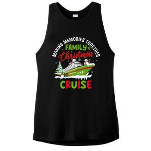 Family Christmas Cruise 2024 Matching Family Ladies PosiCharge Tri-Blend Wicking Tank