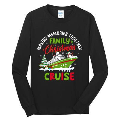 Family Christmas Cruise 2024 Matching Family Tall Long Sleeve T-Shirt