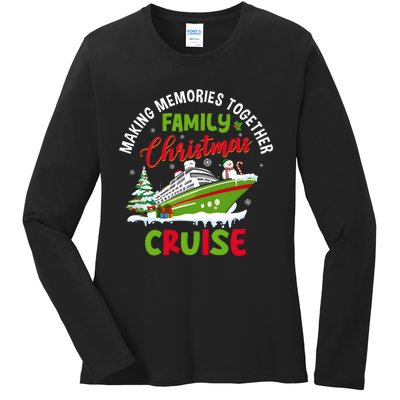 Family Christmas Cruise 2024 Matching Family Ladies Long Sleeve Shirt