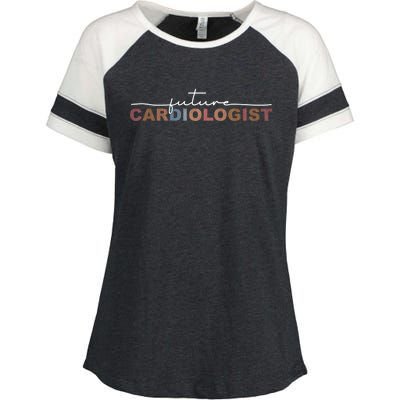 Future Cardiologist Cardiology Medical Assistant Great Gift Enza Ladies Jersey Colorblock Tee